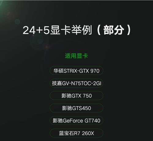 支持vga接口的最强显卡型号？性能表现如何？