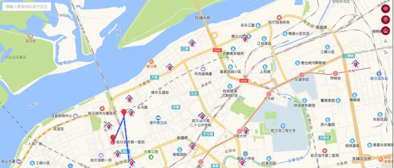 哈尔滨市新冠肺炎患者轨迹地图项目详细介绍